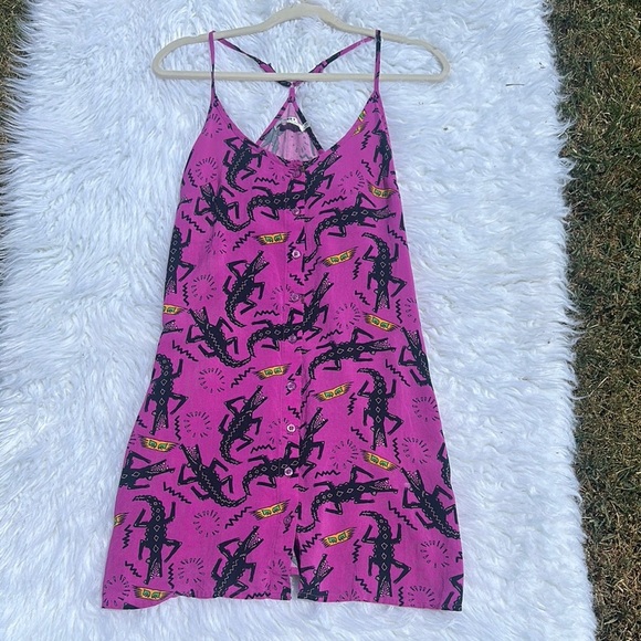 Obey Vibrant Purple Graphic Dress - Picture 8 of 17